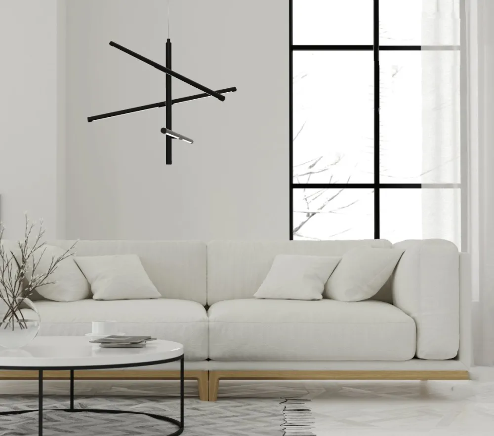 Aneta Lighting Stecco Ø60 taklampa Svart