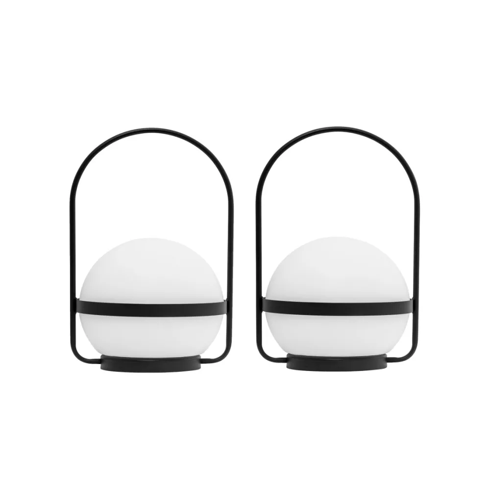 Sale Dyberg Larsen Summer Mini 18cm 2-pack portabel Svart