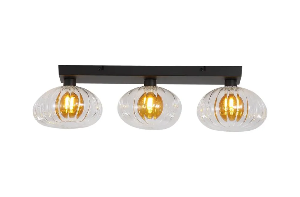 Clearance Searchlight Sunbeam 52cm vägglampa Transparent/svart
