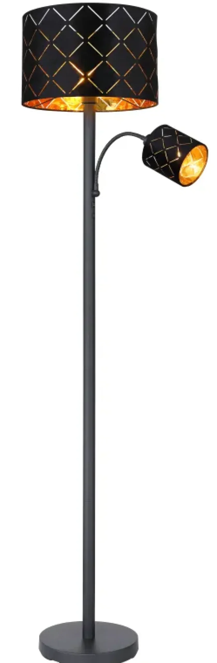 Clearance Globo Lighting Sunna golvlampa Svart