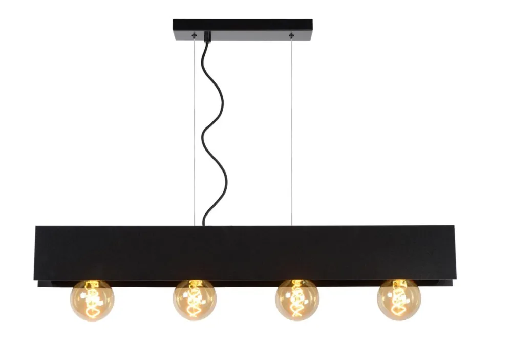 Hot Lucide Surtus 90cm taklampa Svart