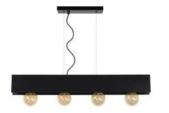 Hot Lucide Surtus 90cm taklampa Svart