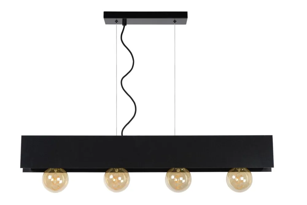 Hot Lucide Surtus 90cm taklampa Svart