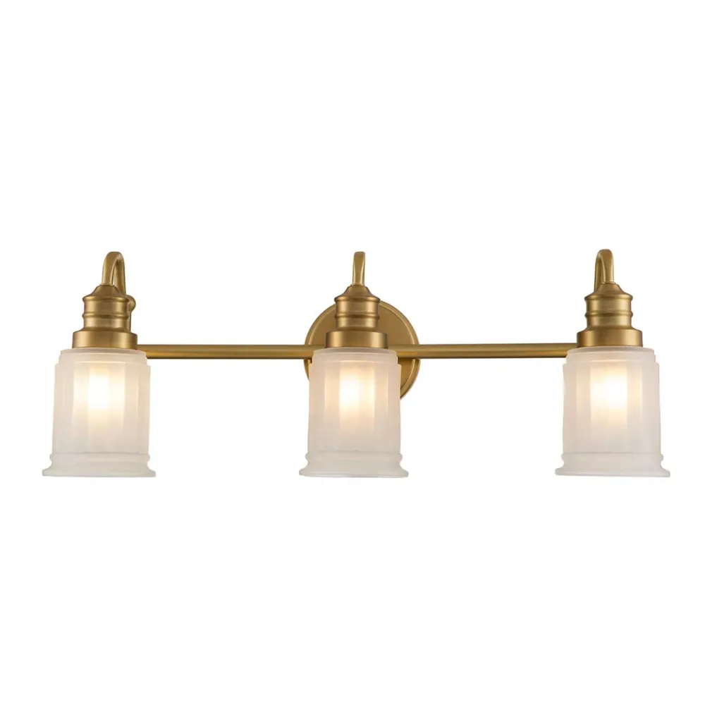 Elstead Lighting Swell 60cm badrumslampa Borstad mässing