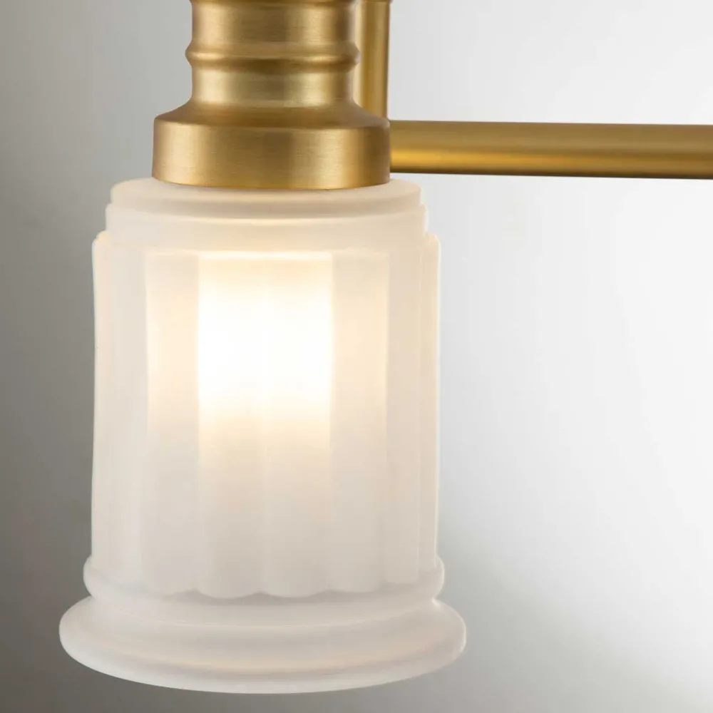 Elstead Lighting Swell 60cm badrumslampa Borstad mässing