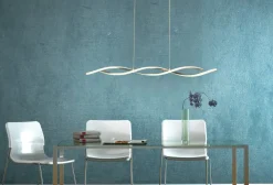 Discount Aneta Lighting Swirl 110cm taklampa Stål