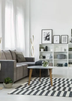 Online Aneta Lighting Swirl golvlampa Stål