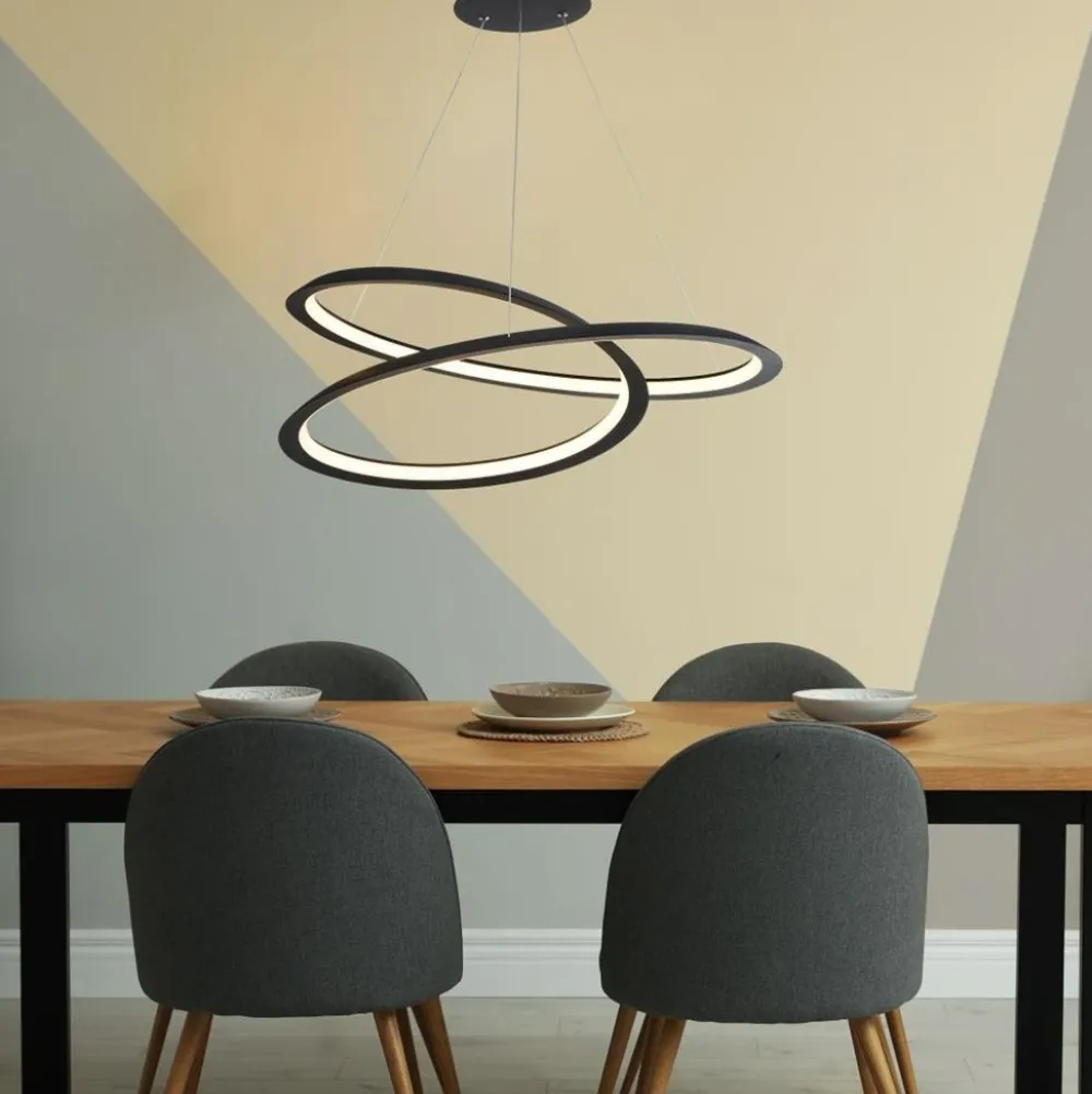 Hot Searchlight Swirl Ø60 taklampa Svart