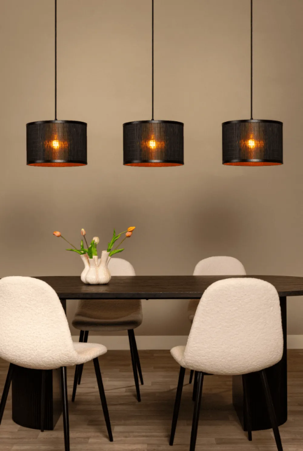 New Lucide Tagalog 130cm taklampa Svart