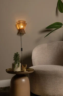 Best Lucide Tasman 24cm vägglampa Natur