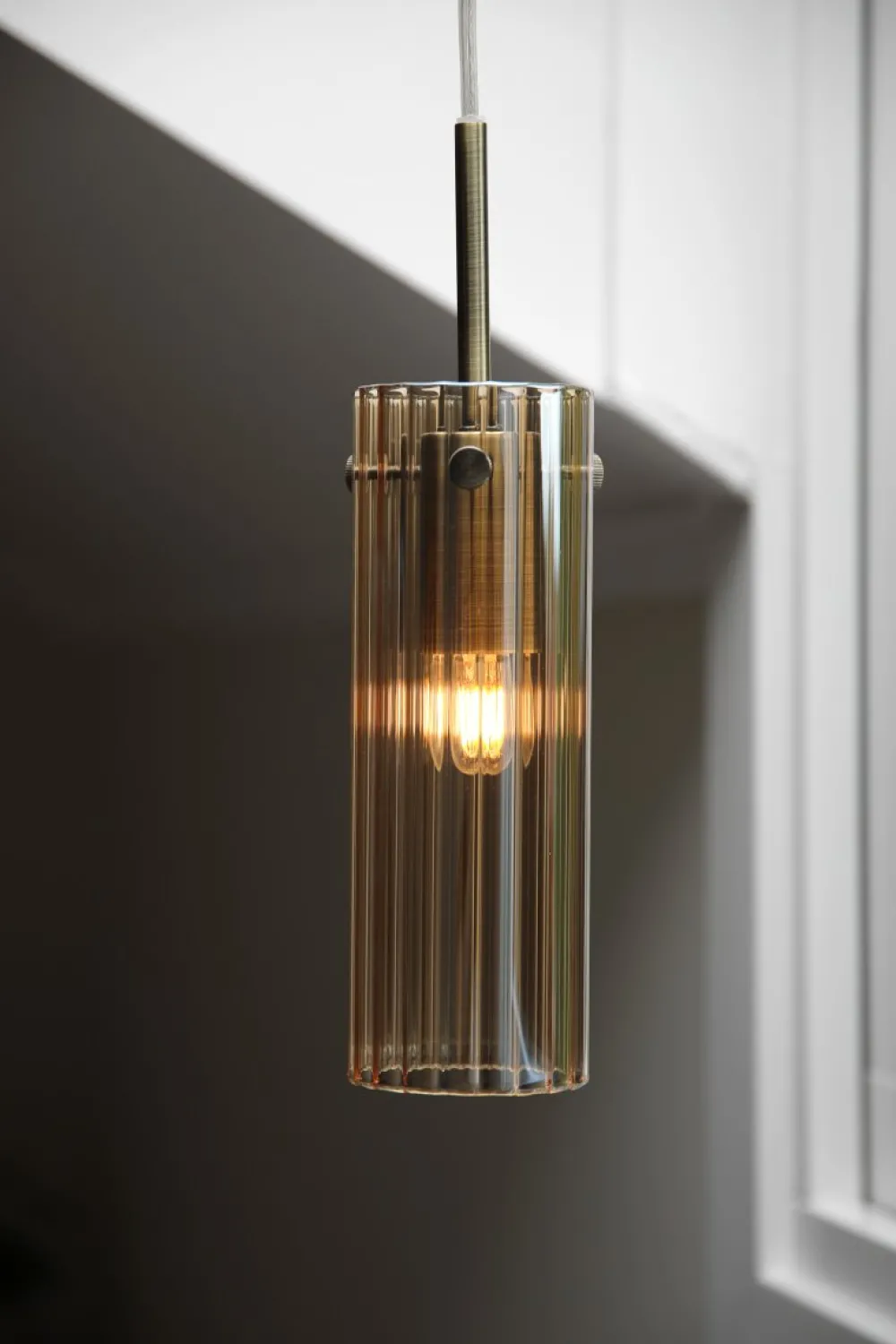 Online Markslöjd Tibia Ø7 fönsterlampa Amber/mässing