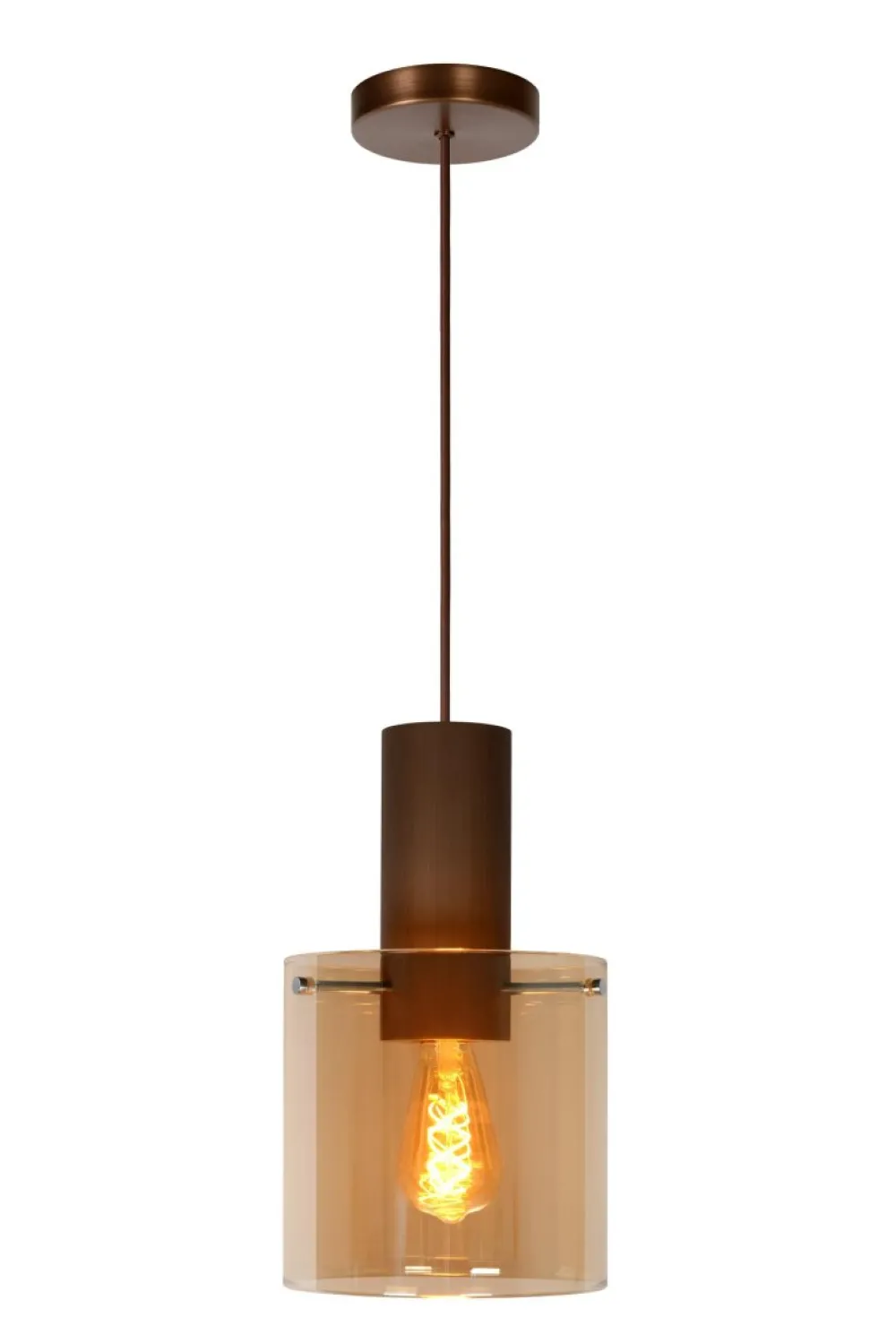 Clearance Lucide Toledo Ø20 taklampa Amber