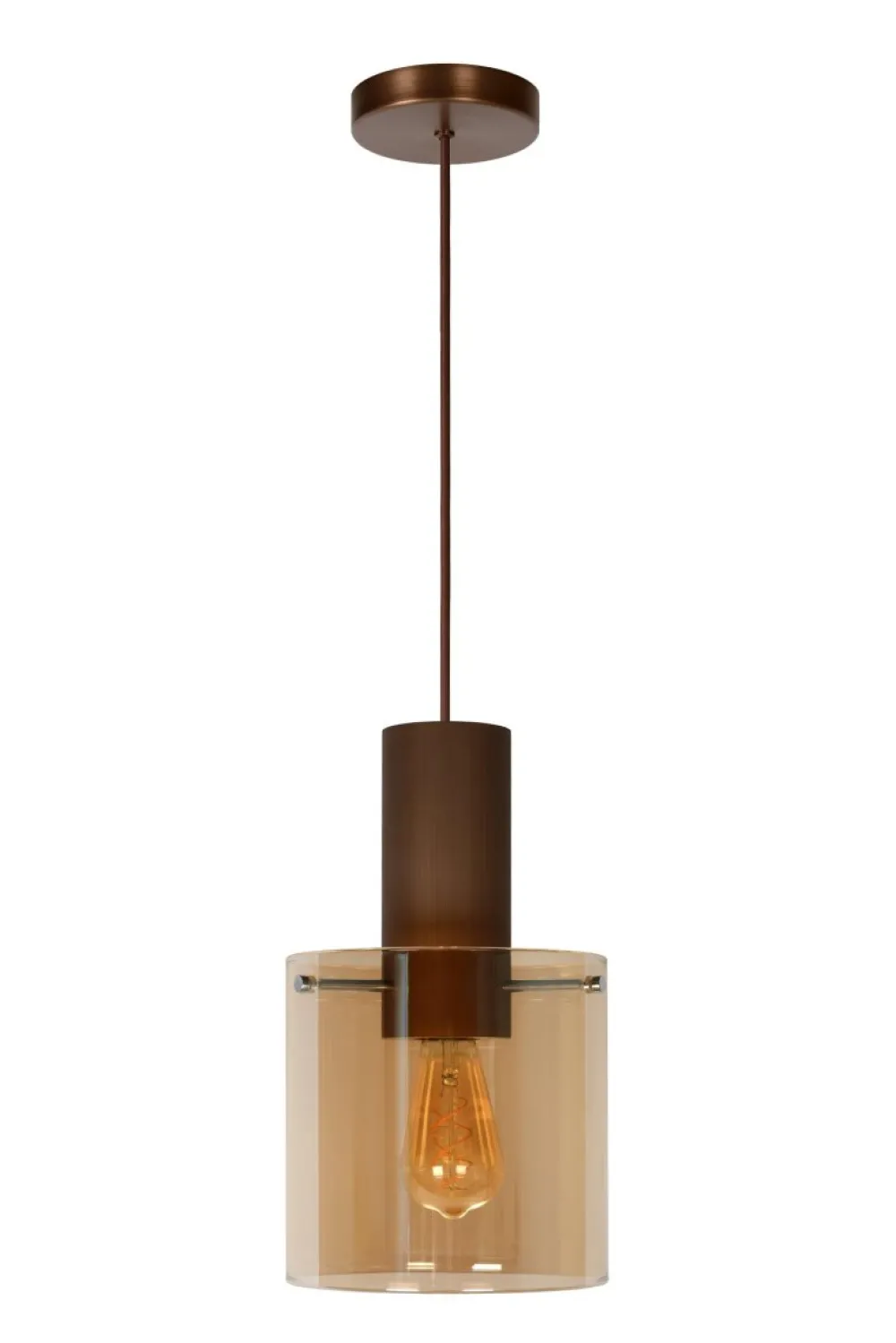 Clearance Lucide Toledo Ø20 taklampa Amber