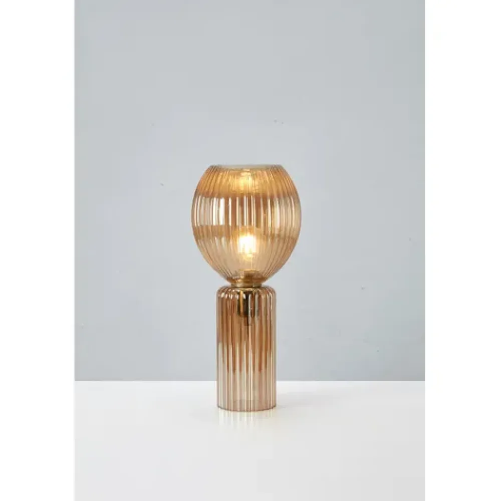 Markslöjd Toulipa 40cm bordslampa Amber