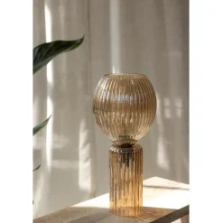 Markslöjd Toulipa 40cm bordslampa Amber