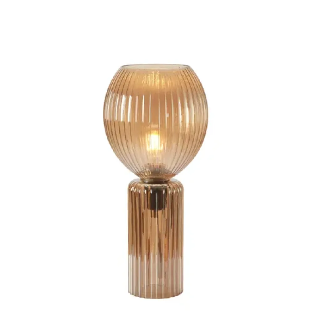 Markslöjd Toulipa 40cm bordslampa Amber
