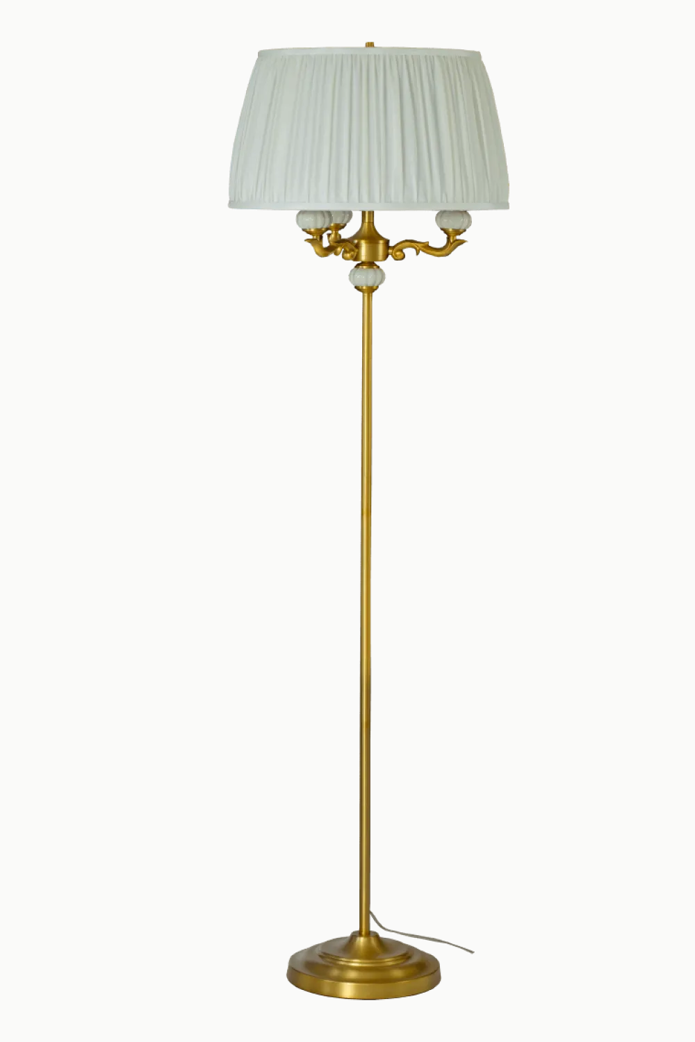 Clearance Aneta Lighting Toulouse golvlampa Guld