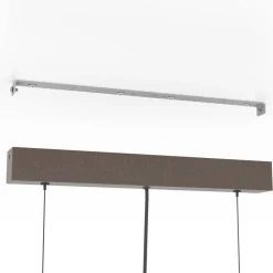 Discount Eglo Townshend 150cm taklampa Brun