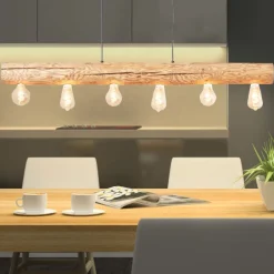 Clearance Brilliant Trabo 115cm taklampa Trä