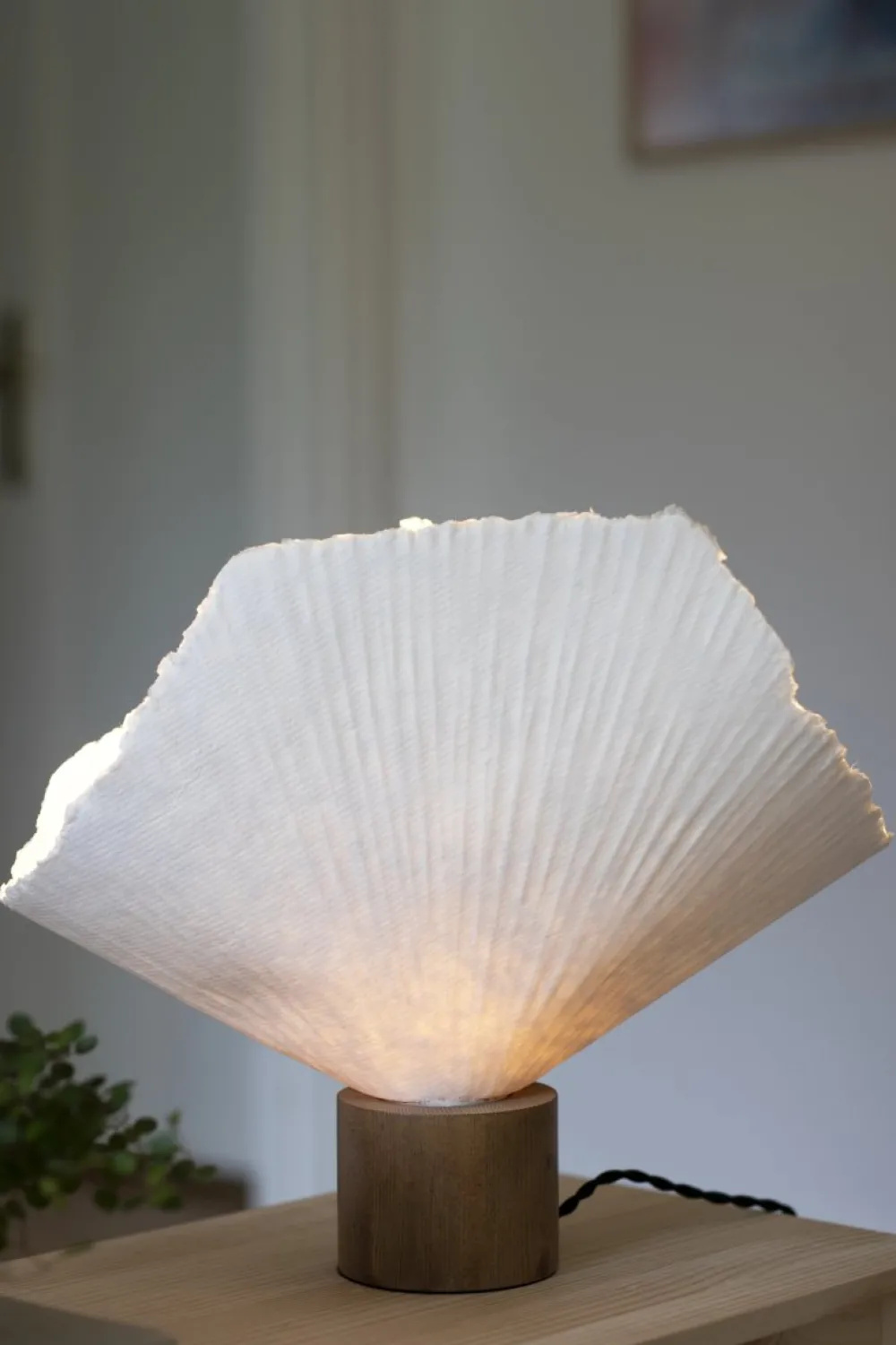 Best Globen Lighting Tropez 35cm bordslampa Ek/vit