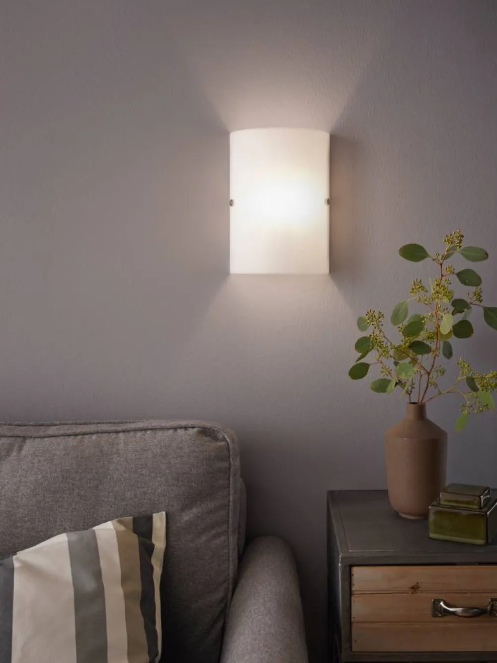 Discount Eglo Troy 18cm vägglampa Vit