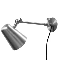 New H. Skjalm P Vala Long 42cm vägglampa Borstad stål