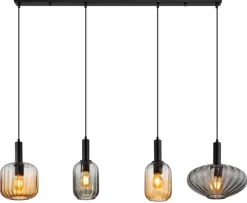 Sale Globo Lighting Valletta 127cm taklampa Svart
