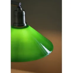 New Markslöjd Vela 50cm skrivbordslampa Mässing/grön