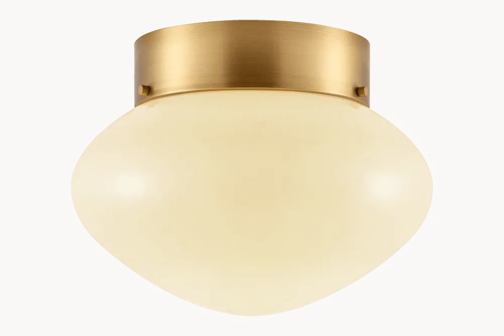 Outlet Aneta Lighting Veno Ø30 plafond Antikmässing/beige
