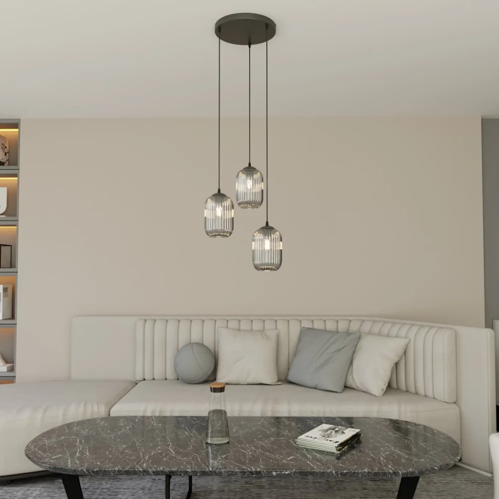 Discount Emibig Lighting Verdi Ø30 taklampa Rökfärgad