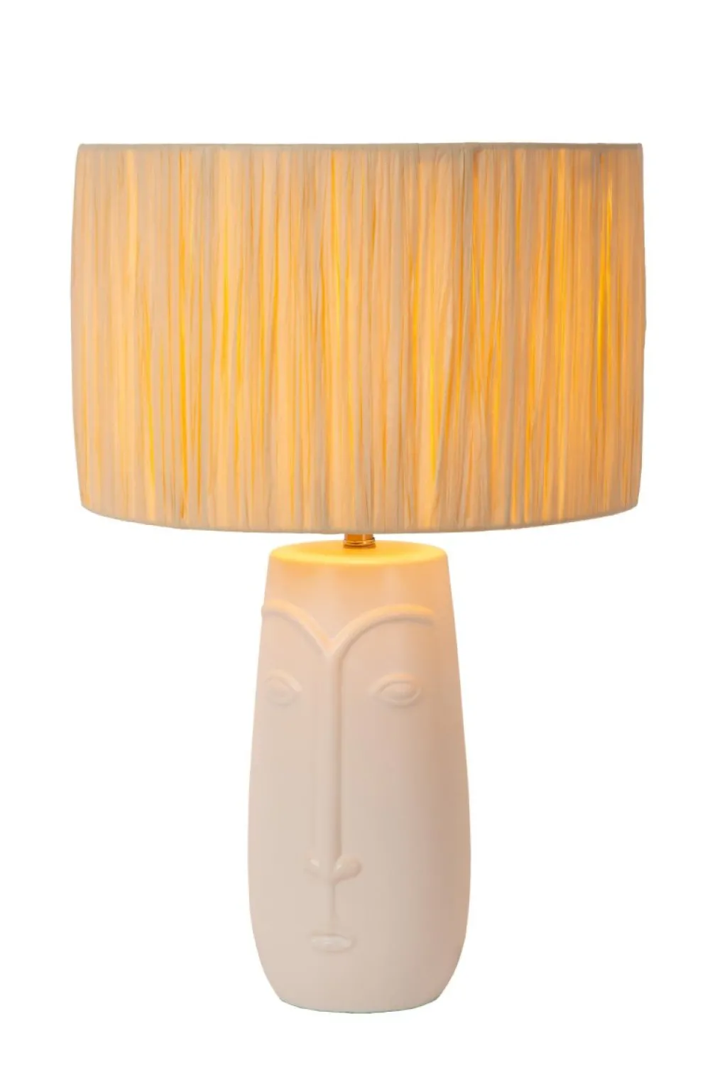 Outlet Lucide Viso 56cm bordslampa Vit