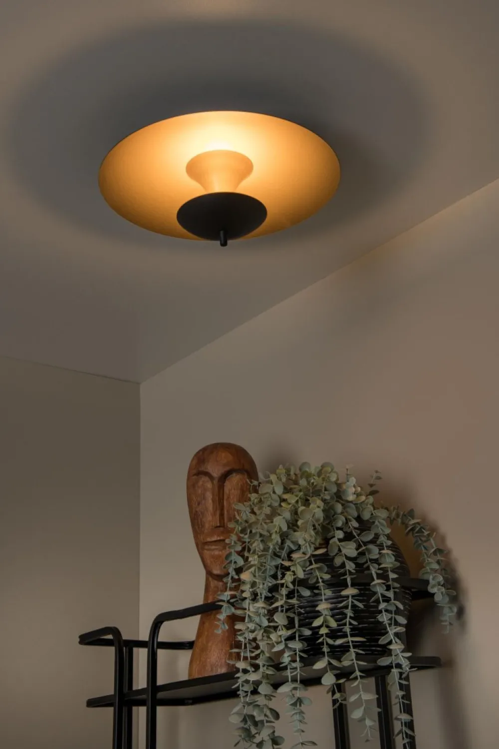 Lucide Vulcan Ø35 plafond Svart