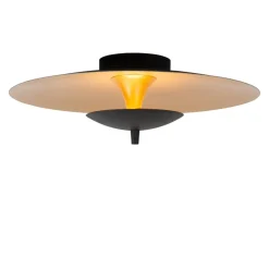 Lucide Vulcan Ø35 plafond Svart