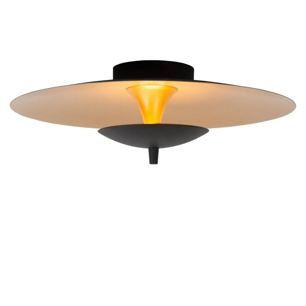 Lucide Vulcan Ø35 plafond Svart