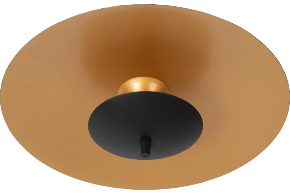 Lucide Vulcan Ø35 plafond Svart