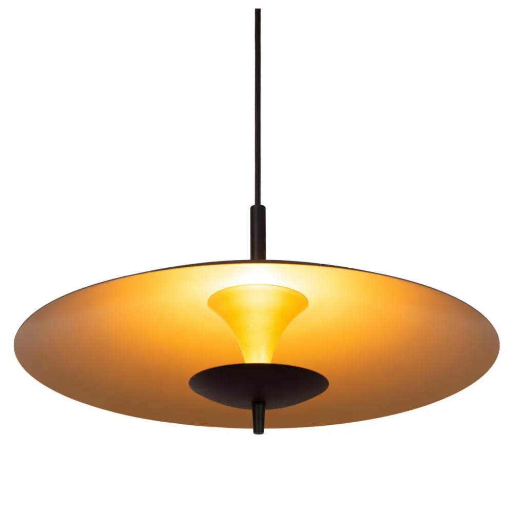 Lucide Vulcan Ø47 taklampa Svart