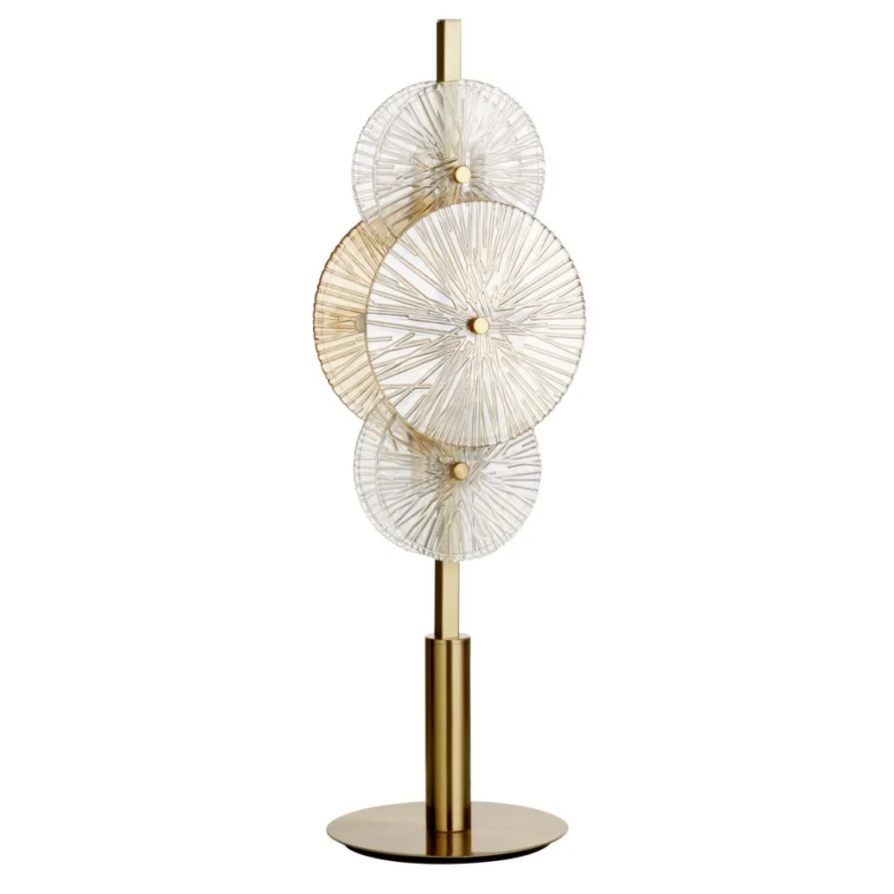 Sale Searchlight Wagon Wheel 66cm bordslampa Brons