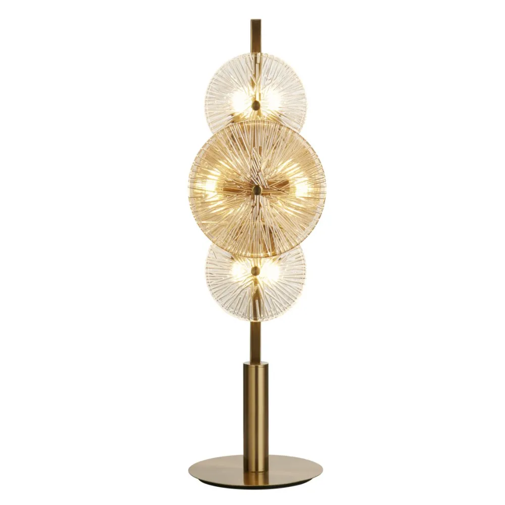 Sale Searchlight Wagon Wheel 66cm bordslampa Brons