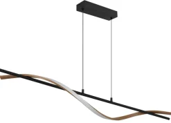 Outlet Globo Lighting Watkins 115cm taklampa Svart