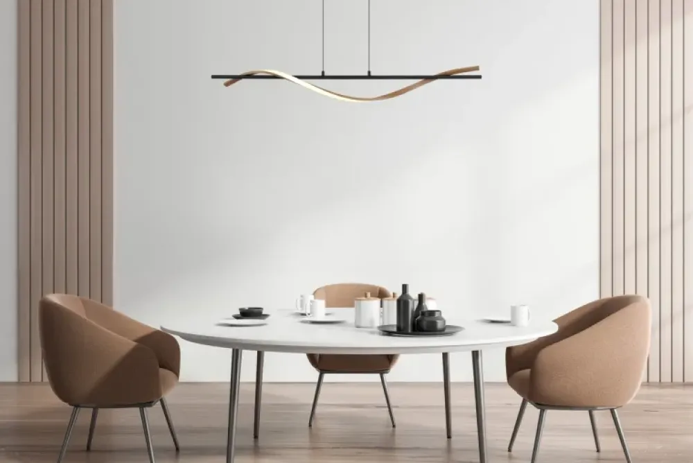 Outlet Globo Lighting Watkins 115cm taklampa Svart