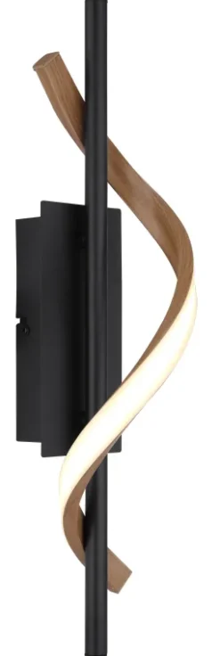 Best Globo Lighting Watkins 47cm vägglampa Svart