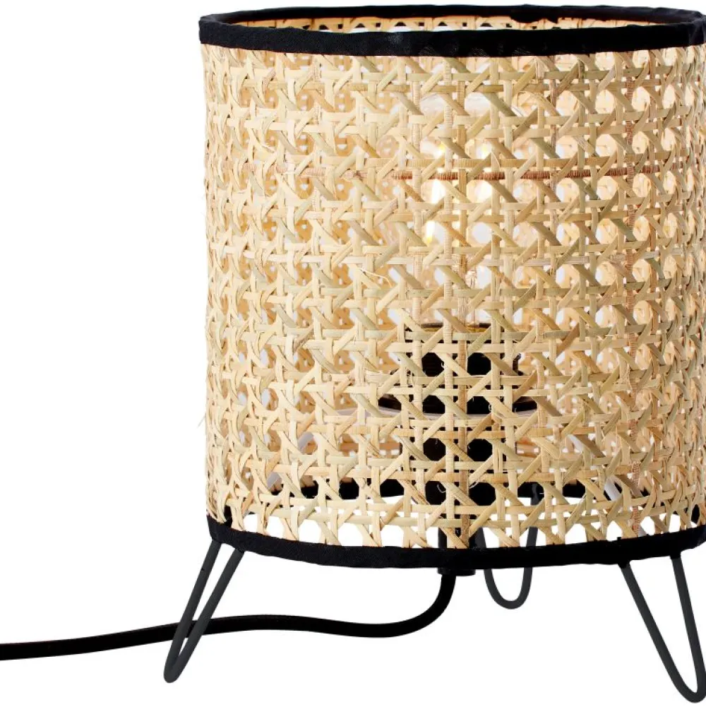 Discount Brilliant Wiley 20cm bordslampa Natur