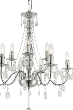 Clearance Globo Lighting William Ø65 kristall Krom