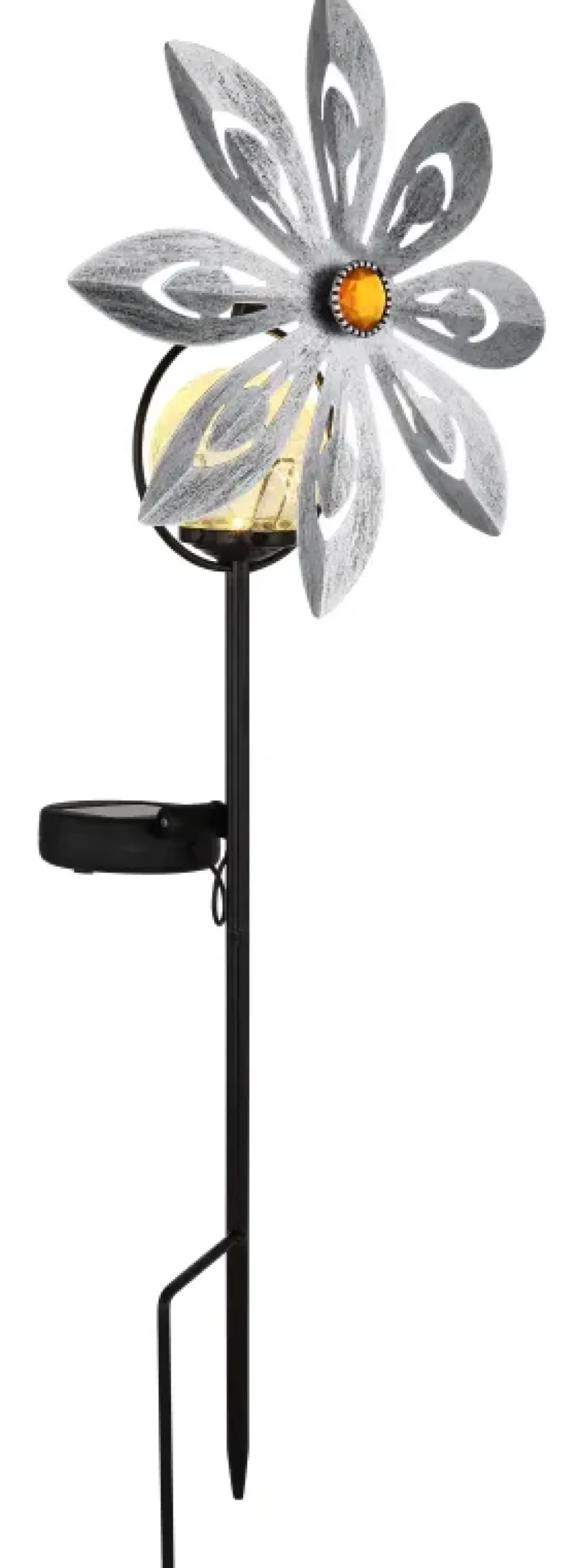 Outlet Globo Lighting Wind solcellslampa Silver