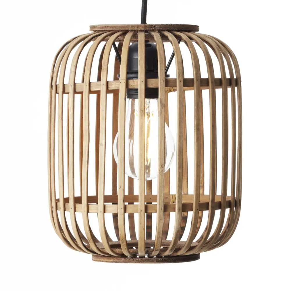 Discount Brilliant Woodrow Ø22 taklampa Natur