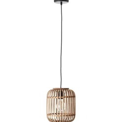 Discount Brilliant Woodrow Ø22 taklampa Natur