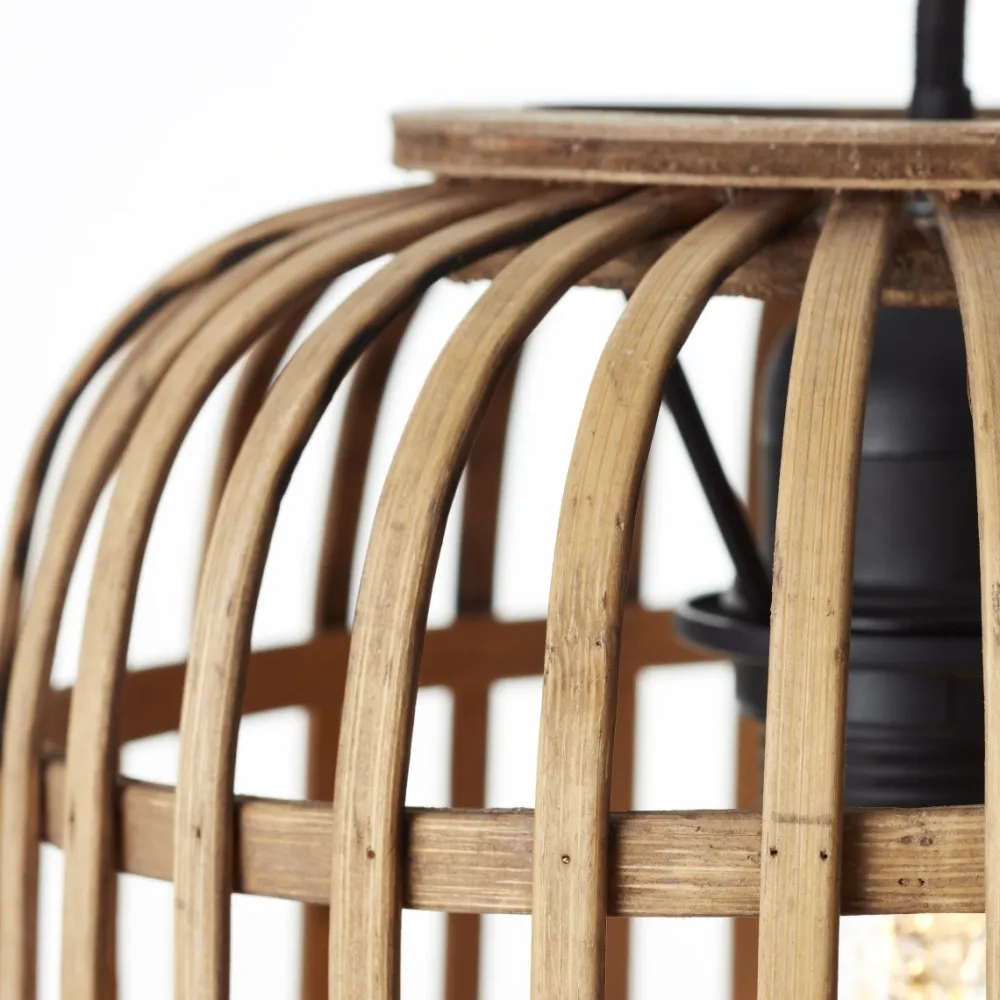 Discount Brilliant Woodrow Ø22 taklampa Natur