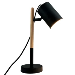 Dyberg Larsen Woody 35cm skrivbordslampa Svart