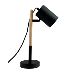 Dyberg Larsen Woody 35cm skrivbordslampa Svart