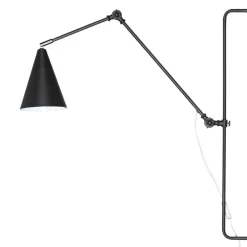 By Rydéns Yukon 78cm vägglampa Mattsvart